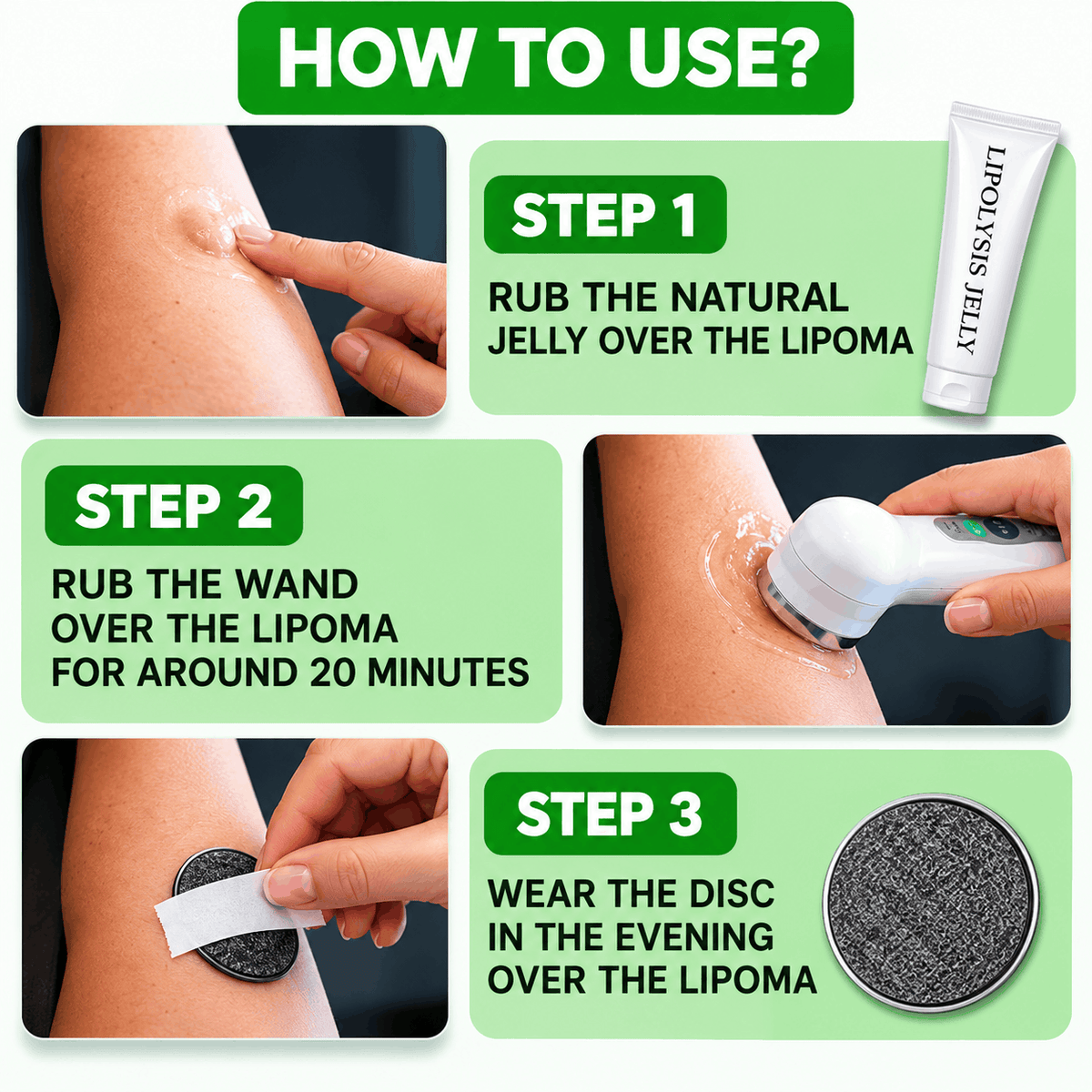 Lipoma Wand Easy-to-Use Personal Wellness Device for Home